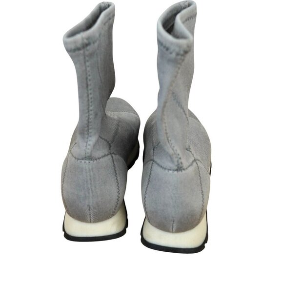 Free People Astral Sneaker Boot Mid-Calf Gray Size 36 Womens Knit Fabric Rubber - Picture 8 of 10